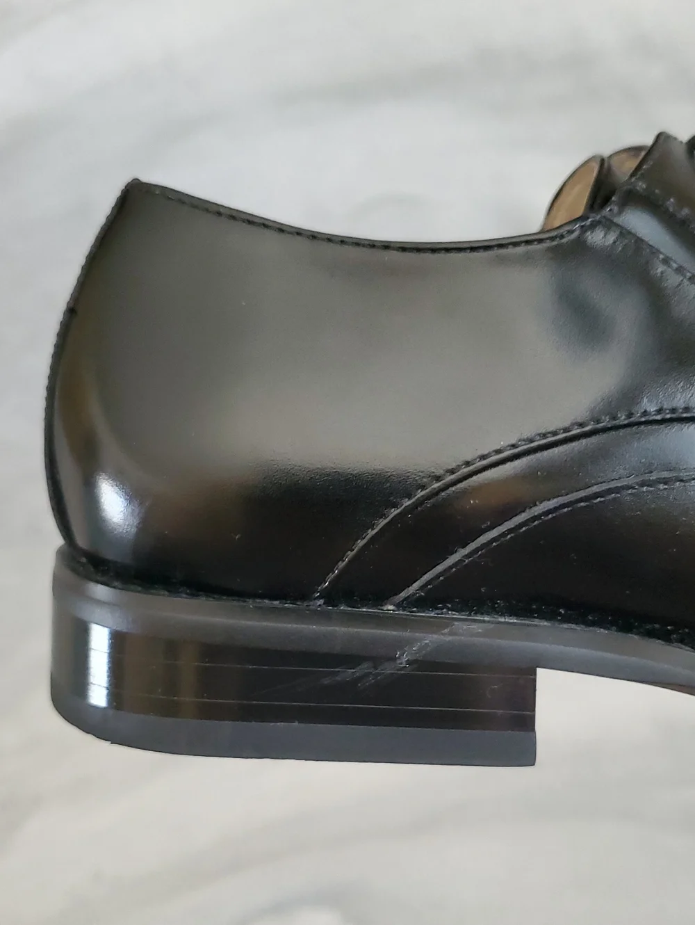 STACY ADAMS Black Leather Lace-Up Dress Shoes MEN'S SIZE: 9.5M